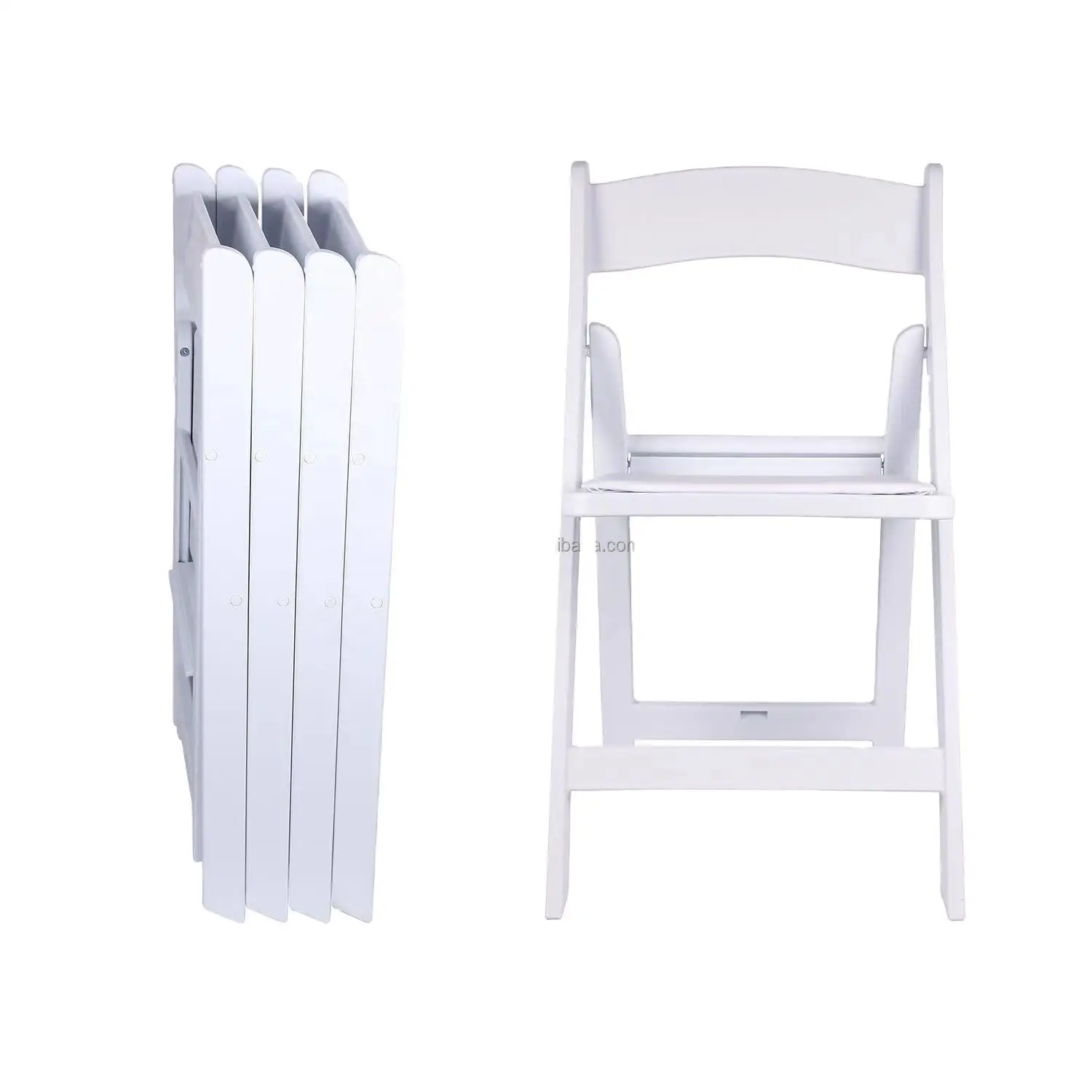 China cheap outdoor wood conference wedding used Wholesale plastic folding white chairs