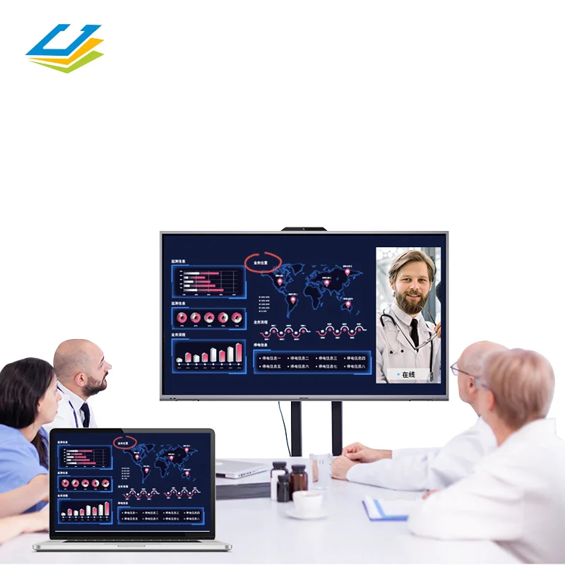 Multifunctional android or x86 ops OS pen/finger touch screen wall mounted portable mobile smart interactive board for classroom