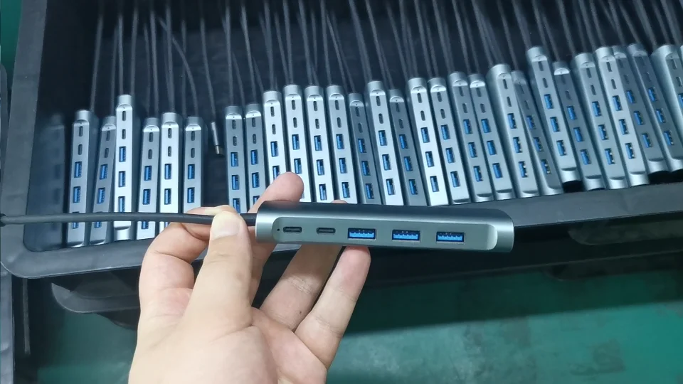 
direct deal usb c hub hdtv pd charging port converter adapter 6 in 1 30 type c hub usb 