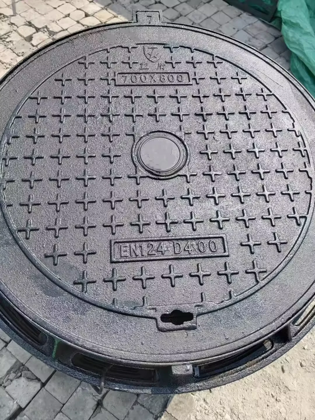 EN124 A15 B125 C250 D400 Frame Di Manhole Cover 800*800 Ductile Iron Manhole Cover for Water Supply