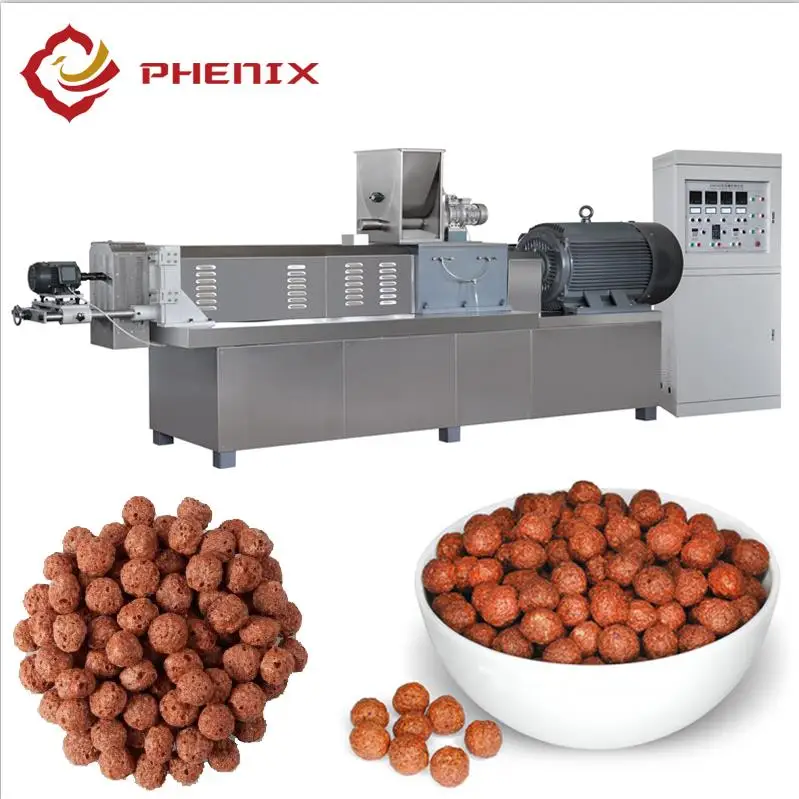 Tailormade mini corn puff snack extruder corn flake processing line chips machine
