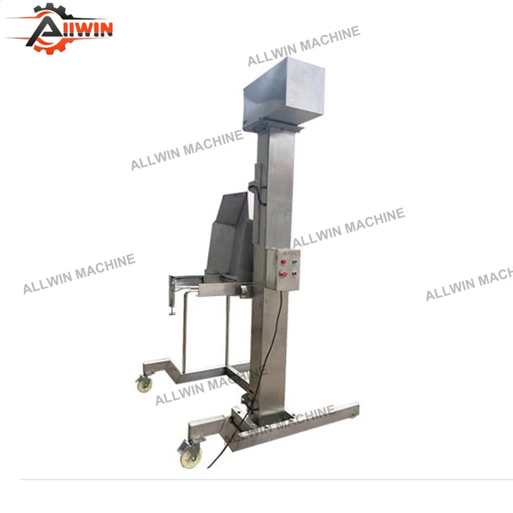 200L Meat Silo Stainless Steel Bucket Elevator for Industrial Meat Processing Plant