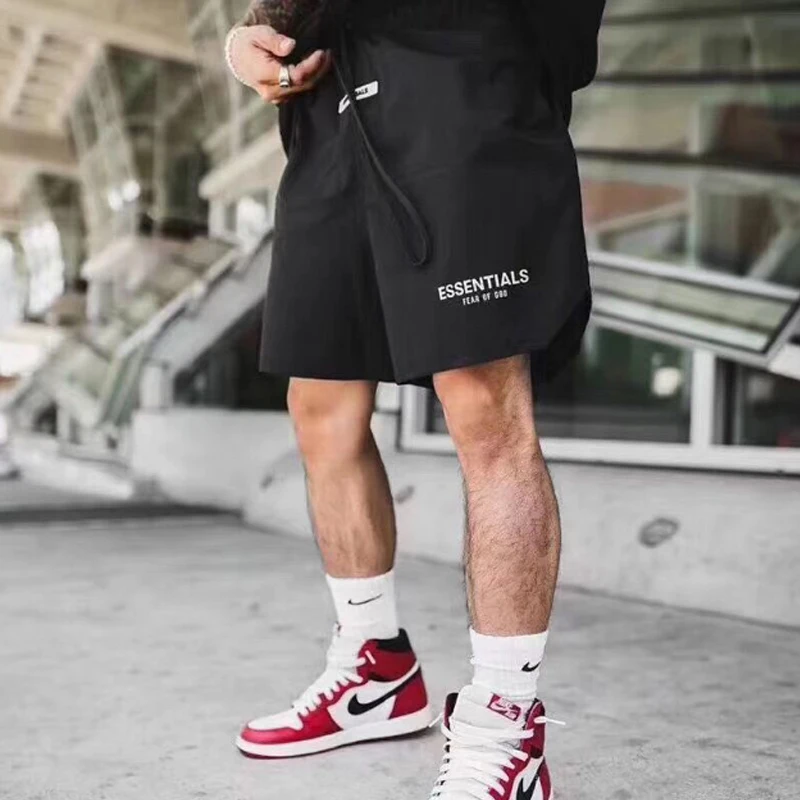 Essentials Fear of God Shorts Letter Printed Summer Casual Sports Pants Essentials Sweatpants