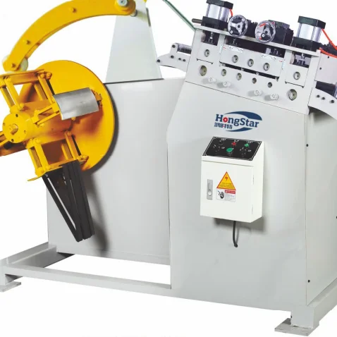 2 In 1 Straightener And Decoiler Leveler And Uncoiler Rack Leveling Machine For Sheet Coil