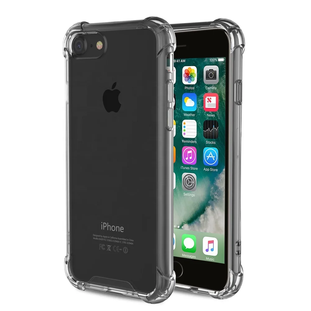 
Wholesale Protective Case Clear For iPhone 7 Plus Case, Shockproof Case Phone For 8 Plus, Bumper For iPhone 7P/8P 5.5 