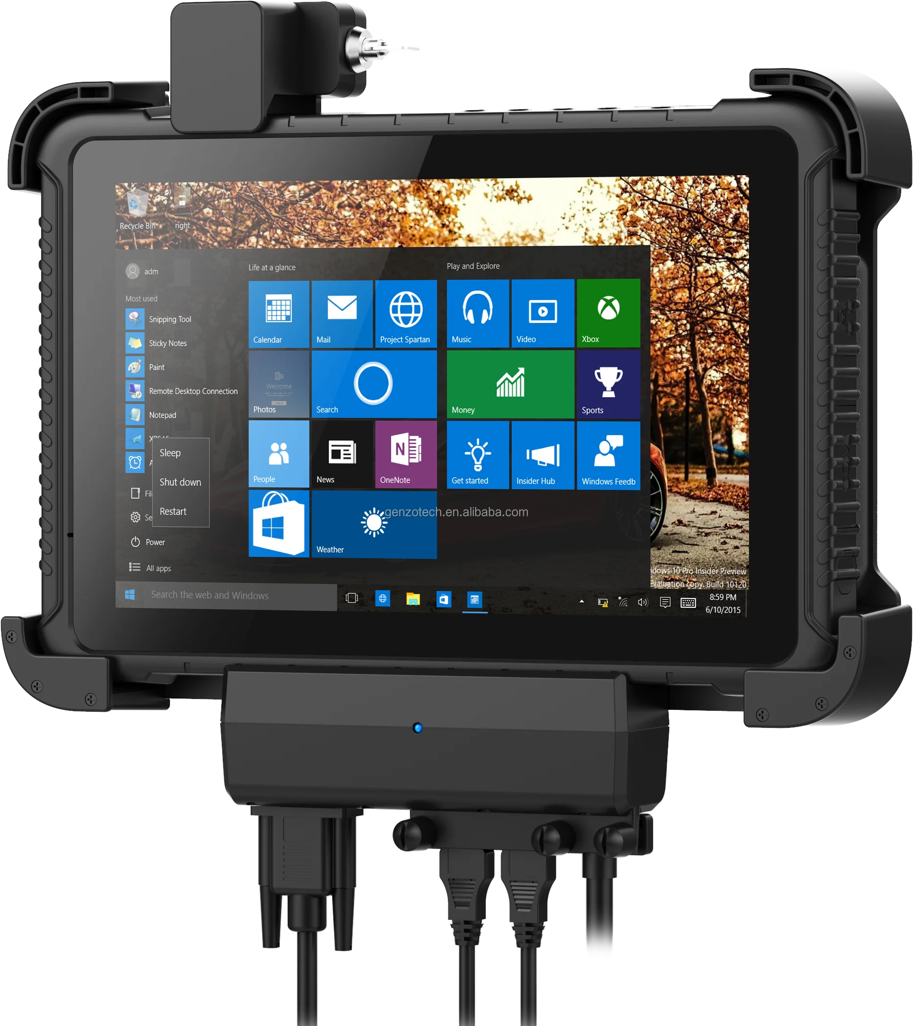 Планшет для сельского хозяйства, Windows 10, 10 дюймов, 8 ГБ, 128 ГБ, GPS