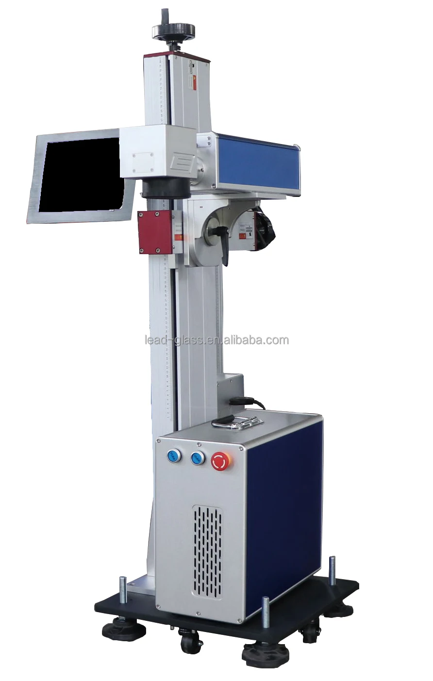 Max 30w fiber laser printer, laser marking machine, metal and plastic carving water laser printer