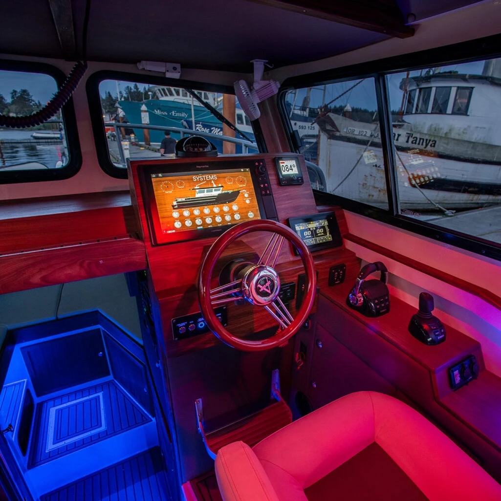 Kinocean Cuddy Cabin Boat Yacht Luxury Boat for Cruiser Cabin boat for sale