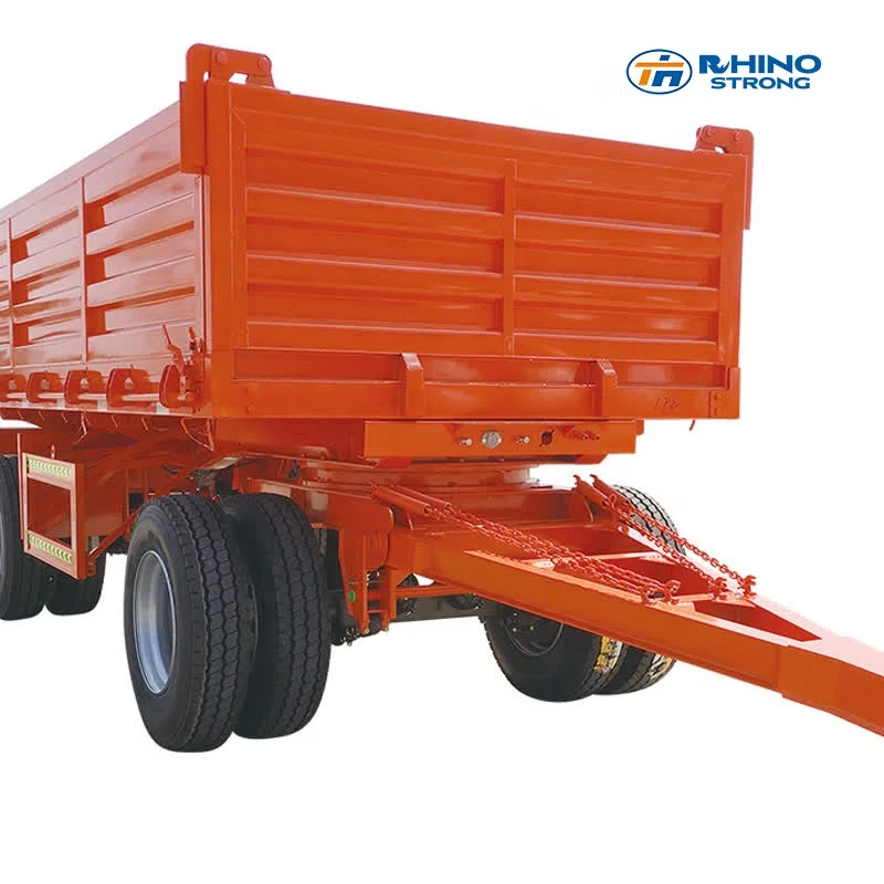 Cheap price new model semi-trailer Full trailer FOR SALE