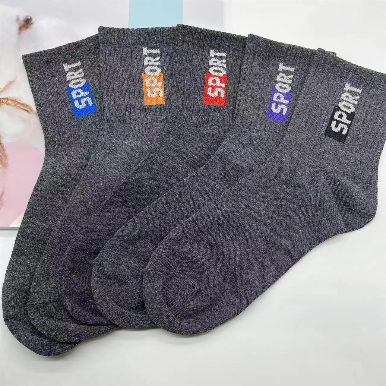 2022 New Yarn Socks Gracell Cotton Winter Socks Comfort Fashion Absorb Sweat Man Socks