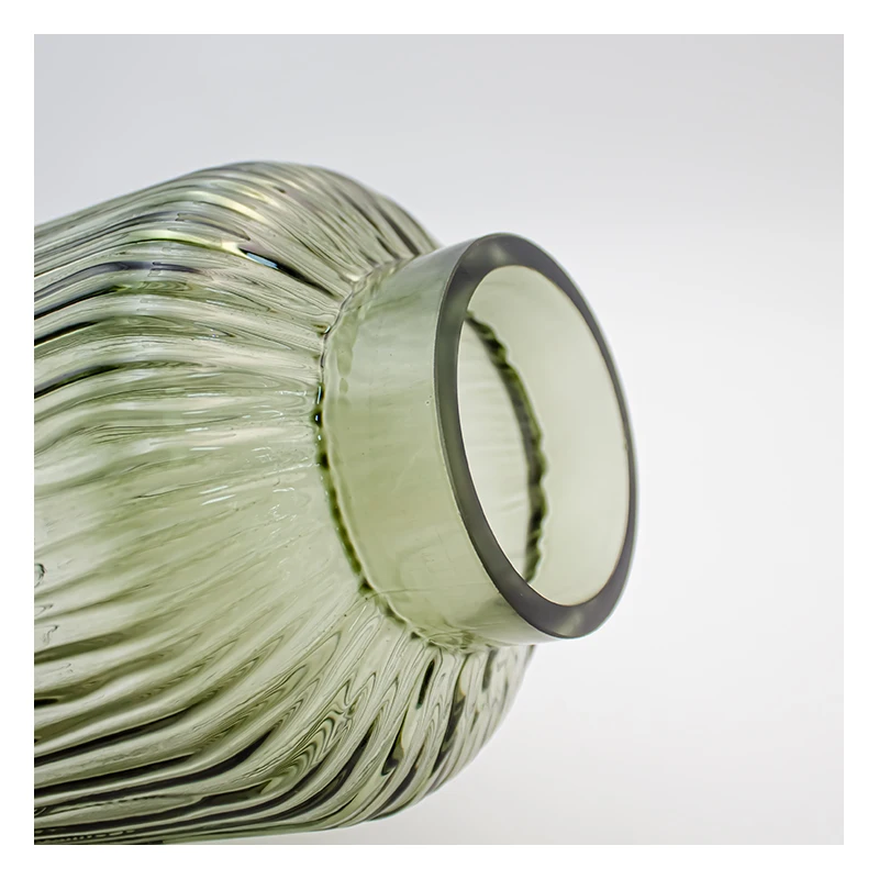 Nordic Vase Living Room Dried Flowers Glass Vase Transparent Home Decoration Accessories Flower Vases For Homes