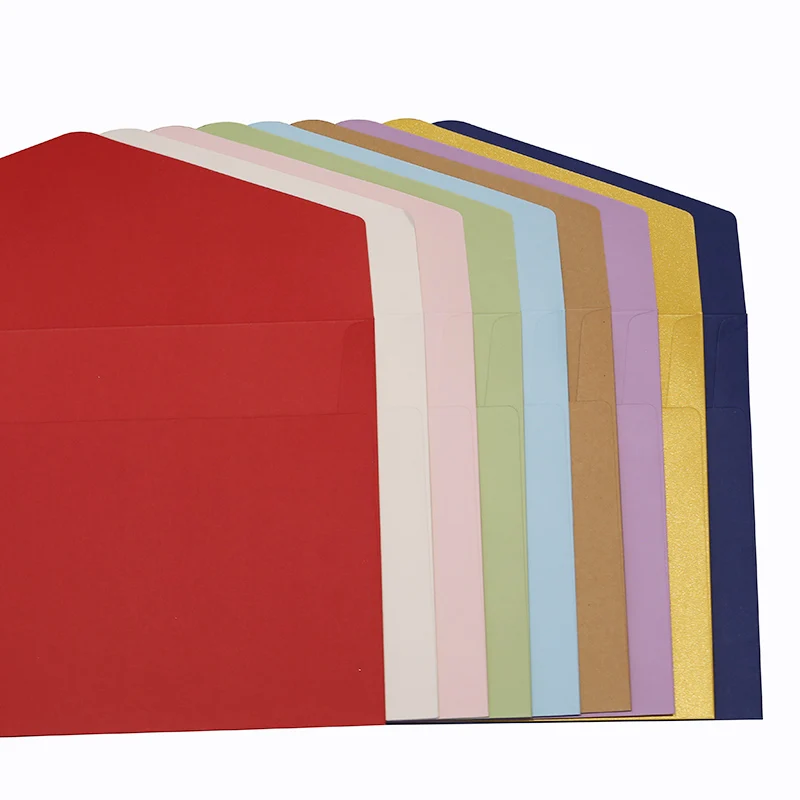 Aegean Gift Custom Large Size Envelope A4  Cash Budgeting Eco Friendly Pearlized B5 5x7 4x6 Gift Voucher Red Envelope