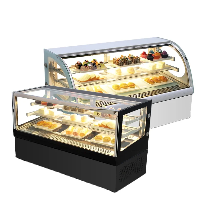 Front Opening Display Counter Fridge Refrigerated Cake Showcase cake counter cake chiller patisserie showcase
