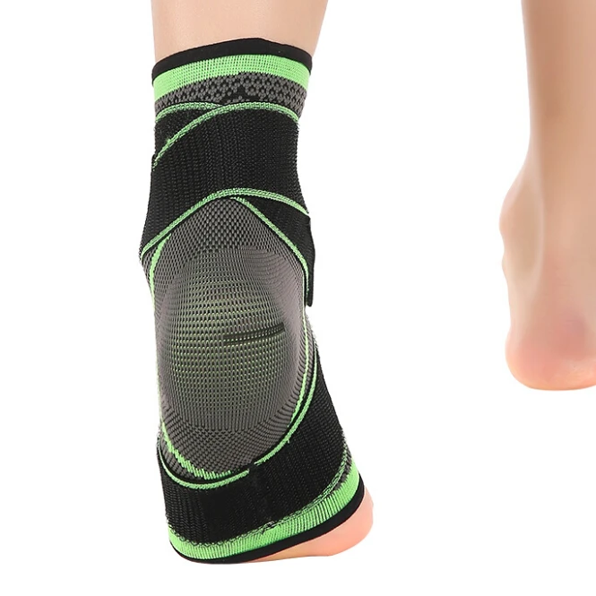 Компрессионная поддержка голеностопа с регулируемым ремешком для растягивания стопы, тендинита, подошвенного фасциита