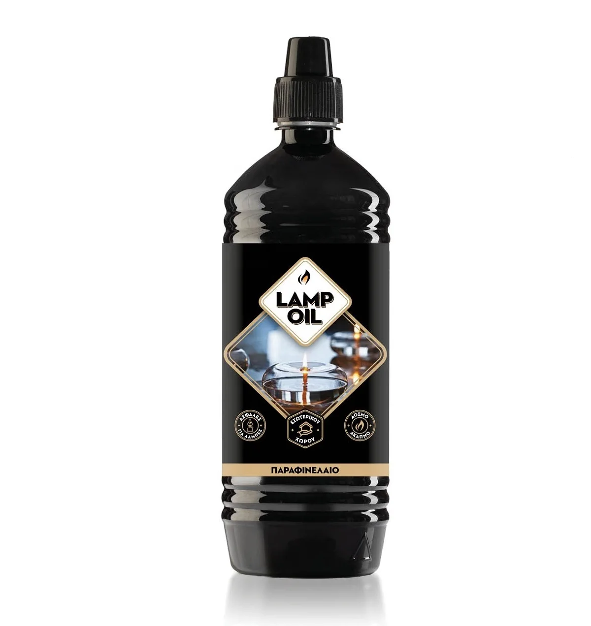 Burn slowly evenly completely odorless smokeless 100% pure refined liquid paraffin oil burning lamp from Greece