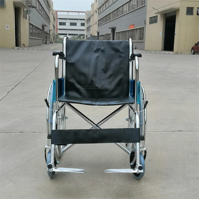 High Quality Lightweight Manual Wheelchair Portable Folding Hand Push Adult Disabled Elderly Home User Outside Wheelchair