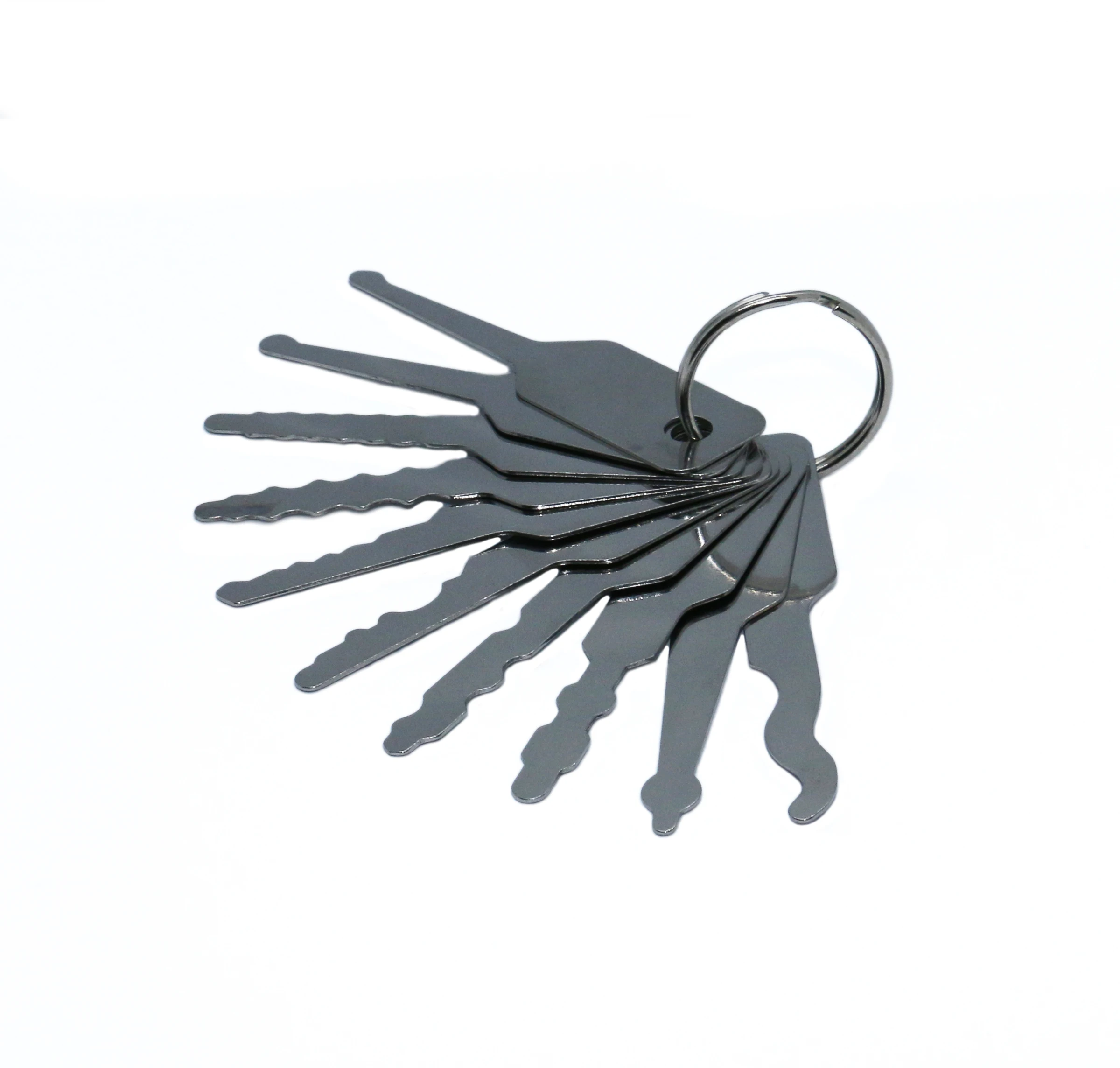 Wholesale Jiggler Keys Pick Lock Tools 10pcs Locksmith Tools