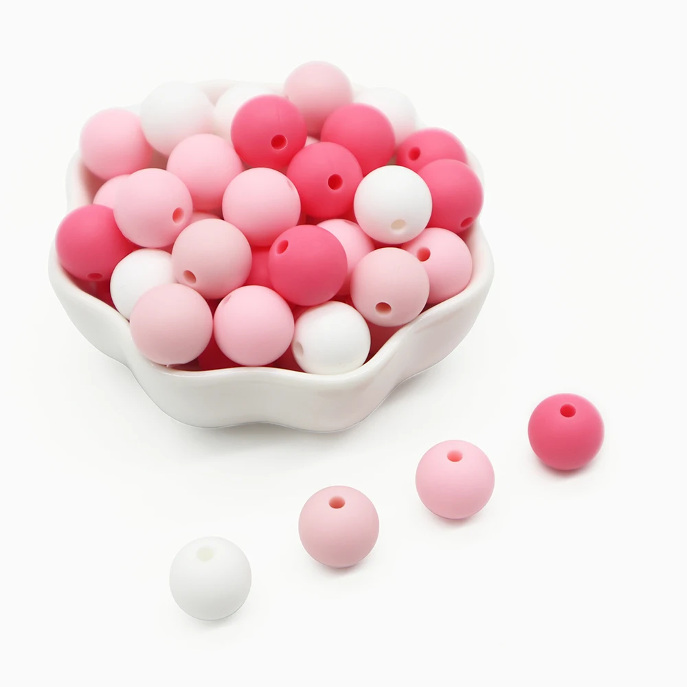 Прямая продажа с завода, 12 мм круглые мягкие силиконовые бусины