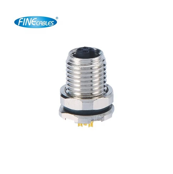 Finecables Signal Waterproof Panel Mount 3 4pin M5 Connector