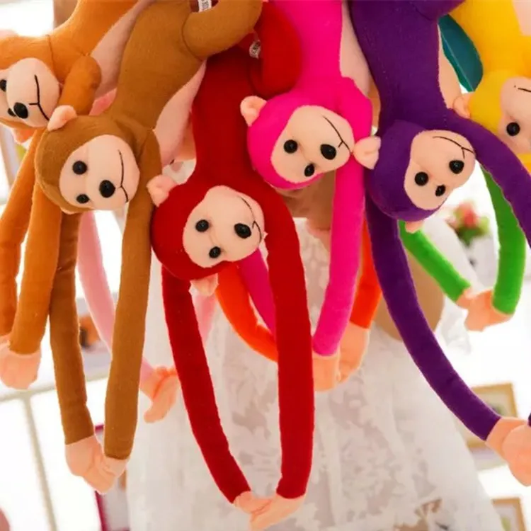 Wholesale Monkey Plush Toys Kawaii Long Arms Monkey Toy Stuffed Animal Monkey Plush Toy for Baby Gifts