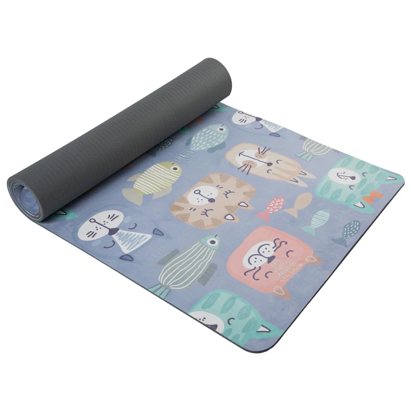 Non Slip Dual Layer Gymnastics Kid Baby 61cm Suede Yoga Mat, Yoga Matt