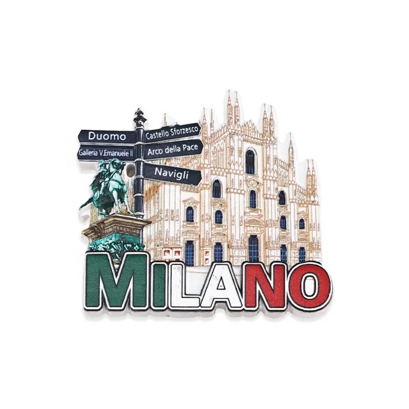 Creative Custom Made Resin Italy Tourist Souvenir Gifts 3D Fridge Magnet For Home Decor