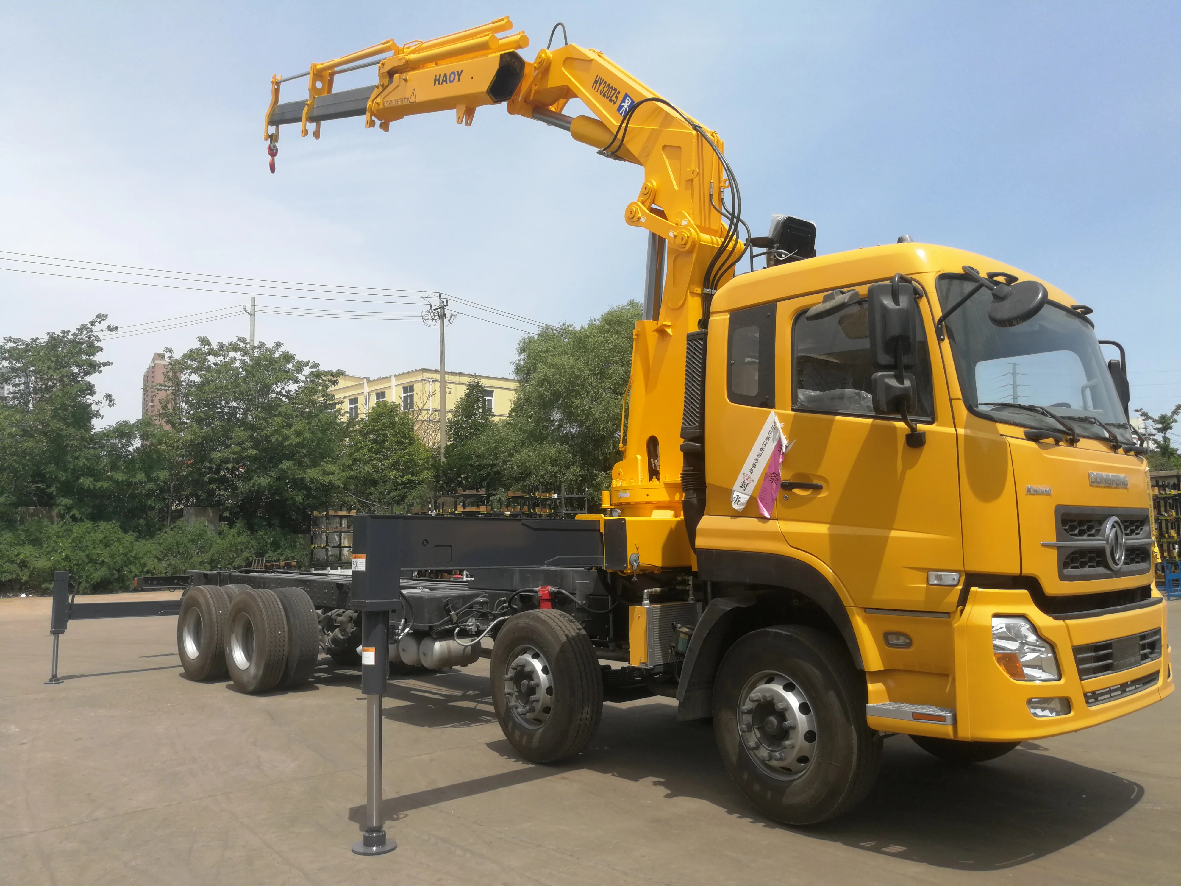 16t crane folding telescopic boom gruas arm hydraulic China Manipulator KMU with electric brick fixture for sale