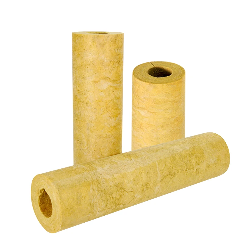 
Hongfu Thermal Insulation Basalt Fiber Rock Wool Pipe Fire Insulation Rock Wool 