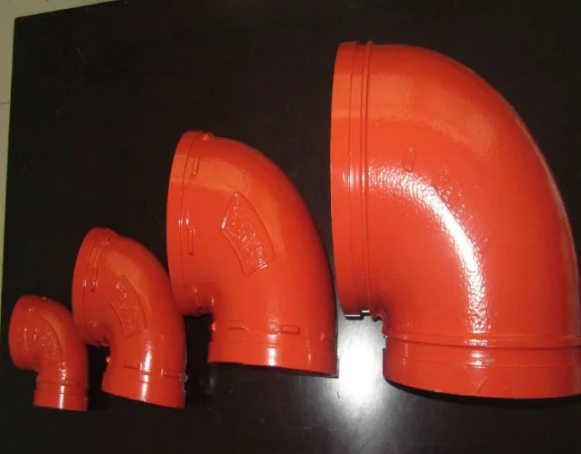131RX Ductile Iron Sand Casting Threaded Grooved Pipe Fittings And Accessories Reducing Tee Quick-connect  With Female