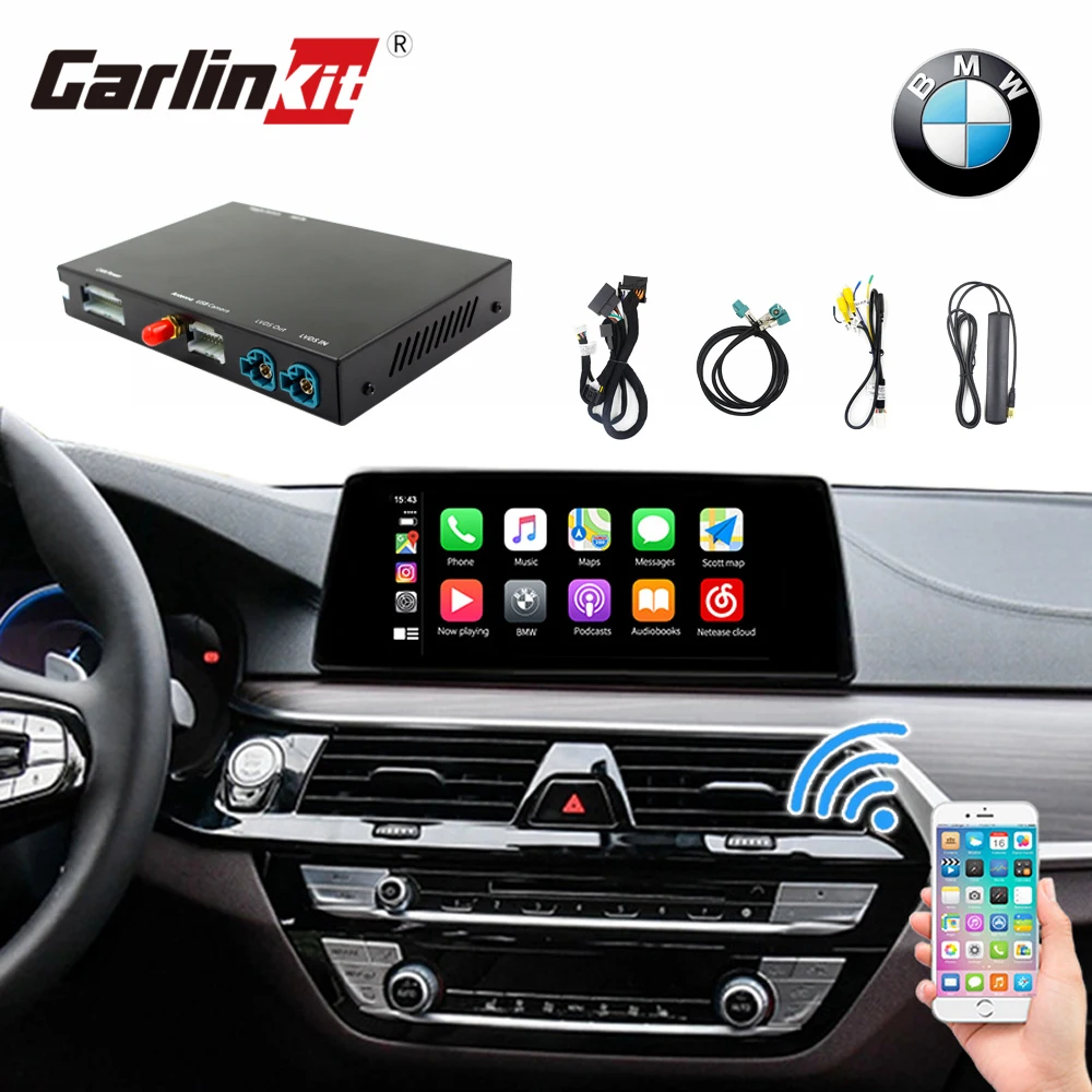  Модификация головного блока Carlinkit с беспроводным модулем carplay для BMW CIC EVO NBT F10 F20 F30 F32 E90 и т.