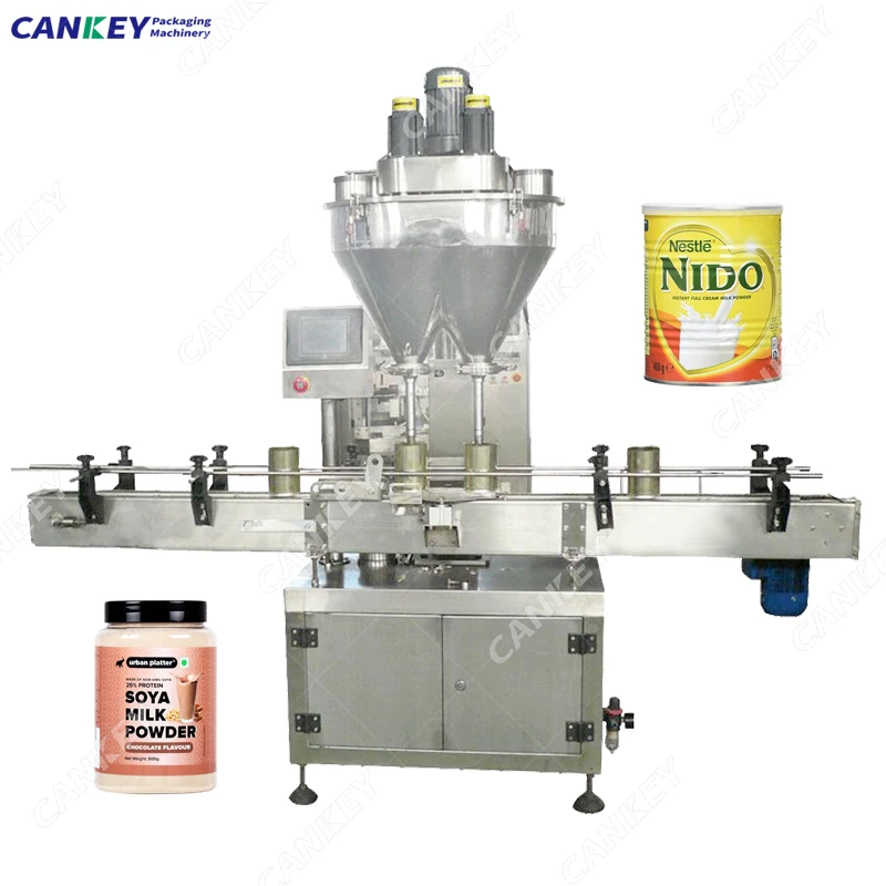 Servo Motor Auger Nestle Milk Powder Filling Machine For Filling And Packing Spices