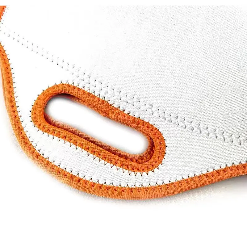 New Solid Color Sublimation Blank Lunch Bag Neoprene Insulated Bento Box Tote Bag Picnic Kids Lunch Bag for School