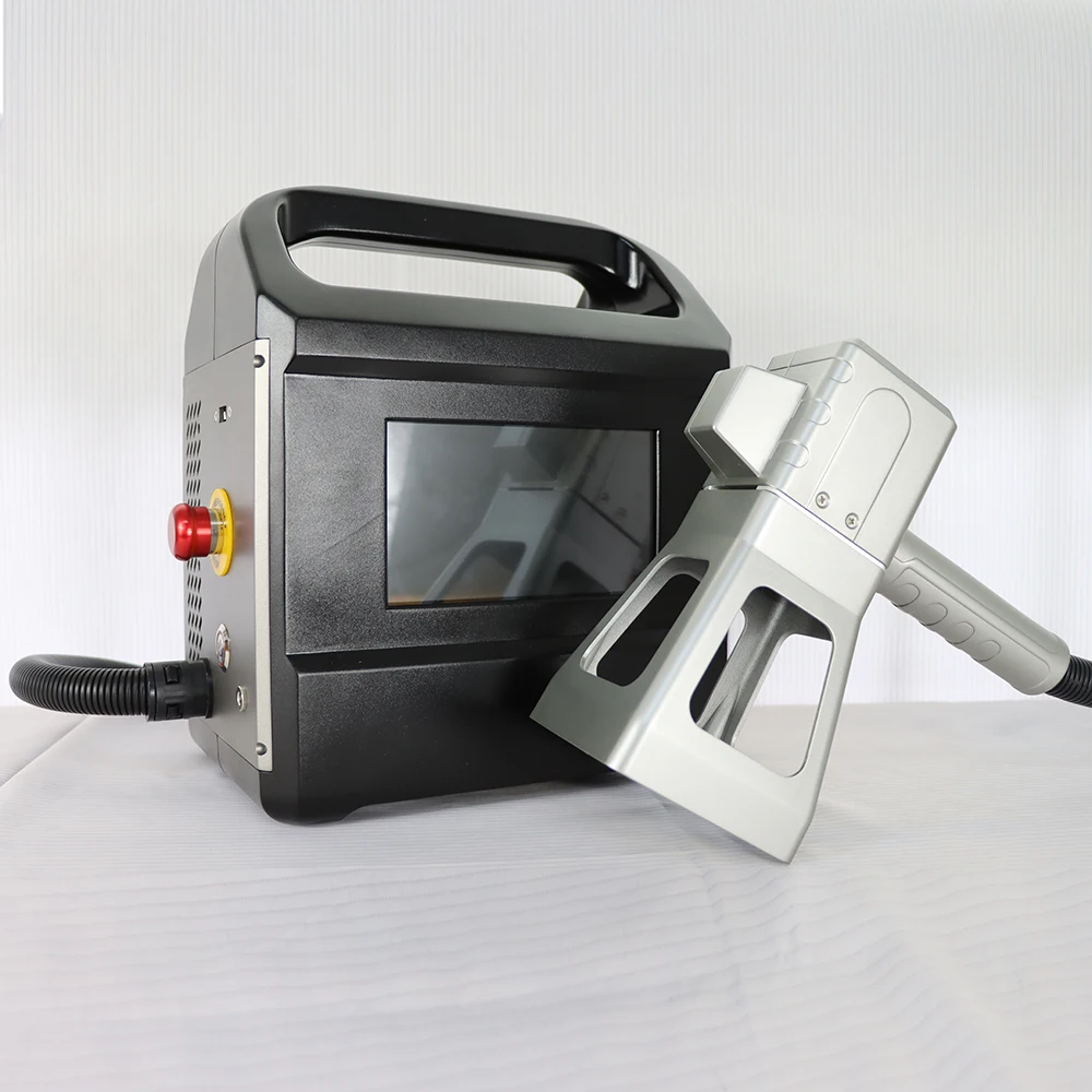 Portable HandHeld Smart Type 20W 30w Engraving Paper Aluminium Metal Fiber Laser Marking Machine