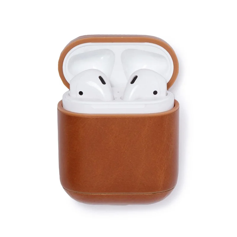 Лидер продаж, мягкий водонепроницаемый чехол из натуральной кожи для Airpods, чехол, кошелек ручной работы, сумка, ремешок, браслет, брелок