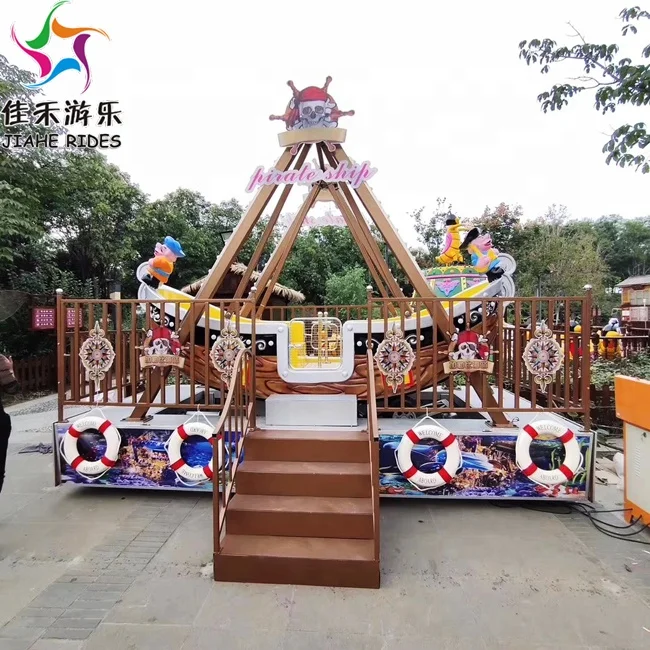 
Outdoor Amusement Park Rides Carnival Swing Ride Trailer Mounted Portable Mini Pirate Ship on Sale 