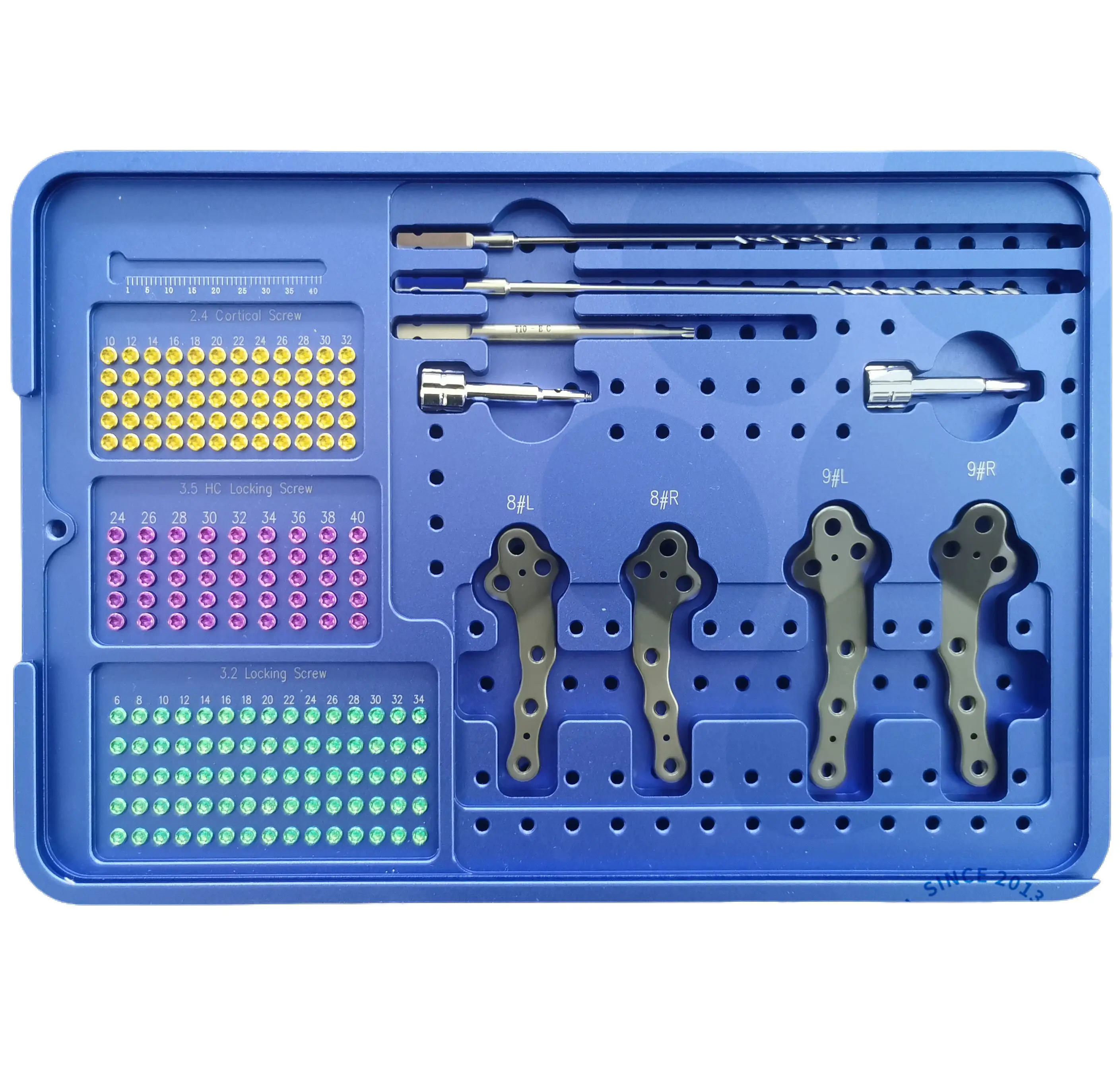 Veterinary Orthopedic Instruments Trauma Kit ALPS TPLO Bone Locking Screw & Plate Instrument Set L Type For Animal Surgery