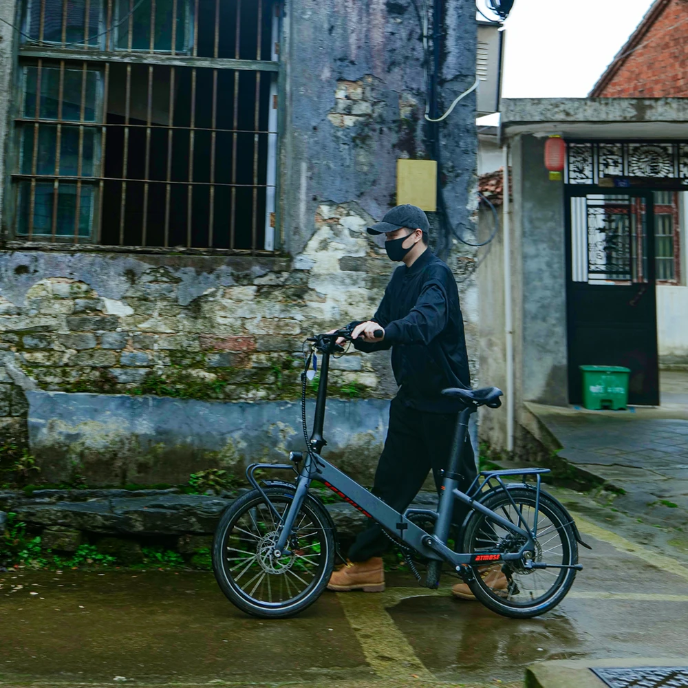 Door to Door Electric Bike Bicycle Electric City Folding Carbon Ebike 250w Motor Frame Power Hidden Battery