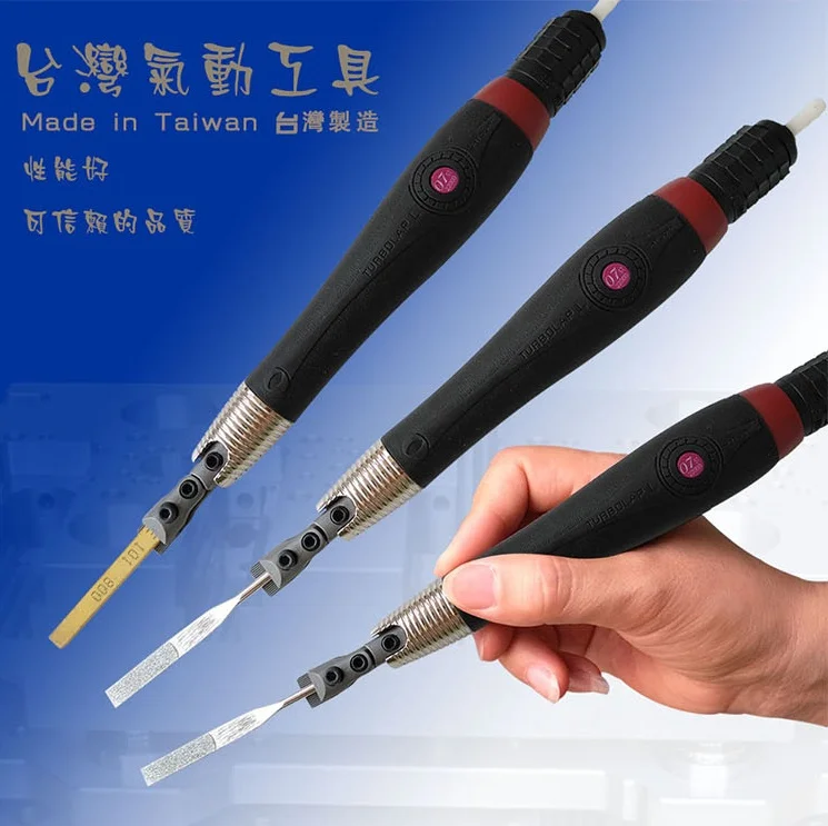 Taiwan TLL-07 Reciprocating pneumatic ultrasonic grinder Turbolap linear Air type lapping tool