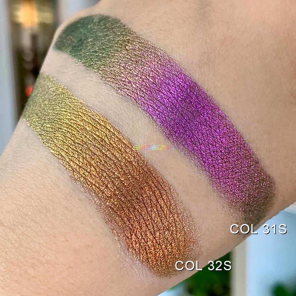 Cosmetic Grade Color Shift Chameleon Mica Color Loose Aurora Eyeshadow Multichrome Pigment Powder