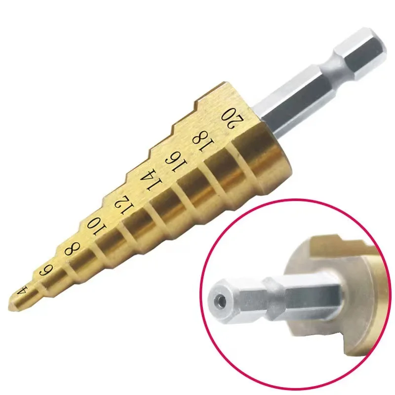 Making Holes Drill Bit electrical tools Hss for HSS Metal Drilling Step Drill Bit Set