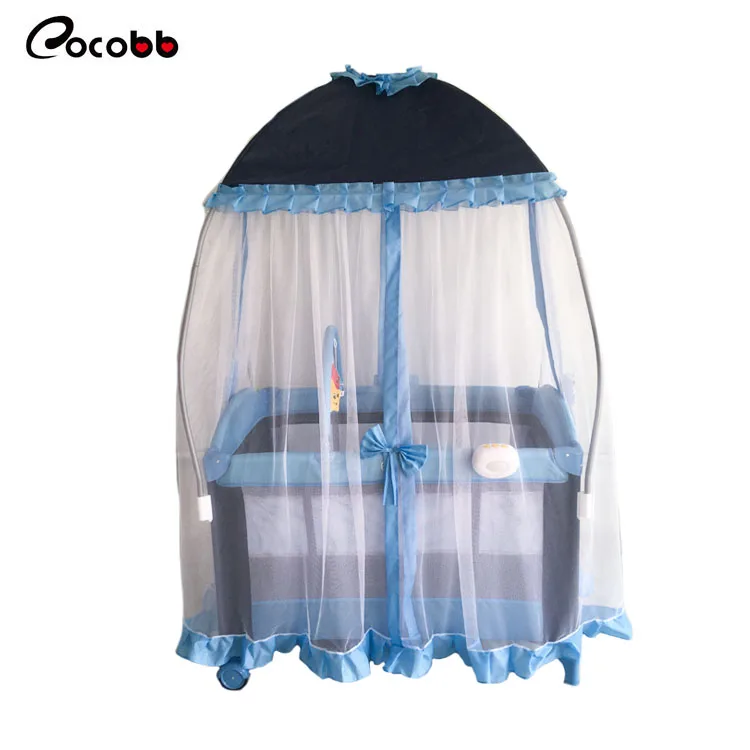 Cot Black New Hanging Luxurious Crib Baby Bed baby crib