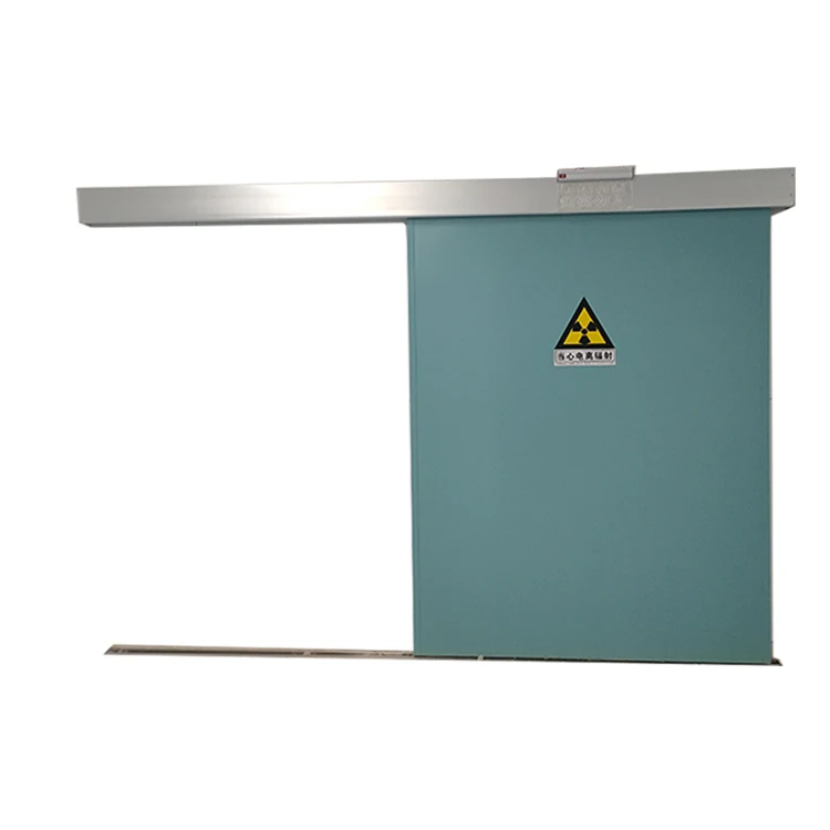X-Ray Shielding Automatic Sliding Door Stainless Steel Leadliend Xray Proof Sliding X Ray Lead Glass Door