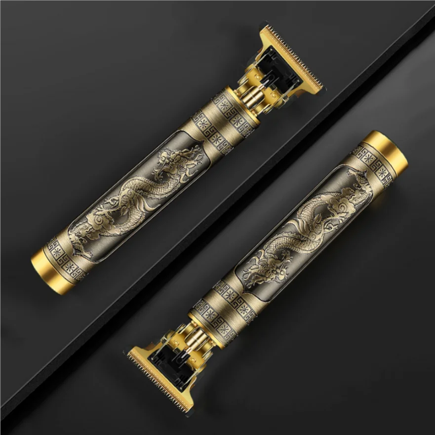 Usb Hair Trimmer Hair Trimmer Gold Barber Shop Machine   Beard Trimmer For Men