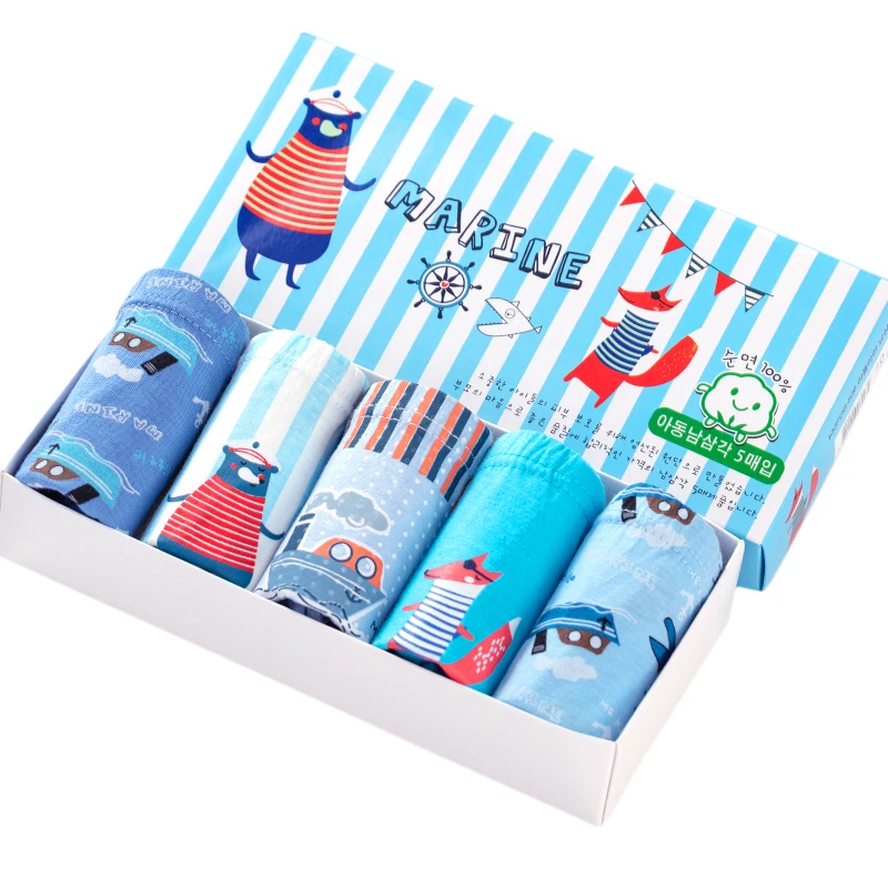 
2021 new cotton kids panties china panties cartoon boy underwear with low price wholesale 