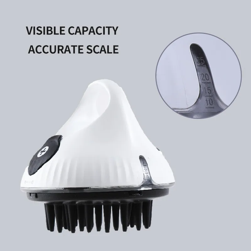 Scalp Applicator Liquid Comb Hair Scalp Treatment Essential Oil Guiding Comb Hair Care Pneumatic Pressing Massager for Medicine