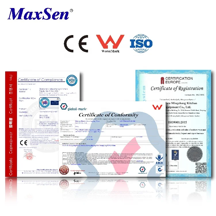 Adjustable Center Wall Mount Kitchen Sink Tap Wall Mounted Kitchen Faucet Dual Handle Kitchen Mixer Faucet Maxsen Tap