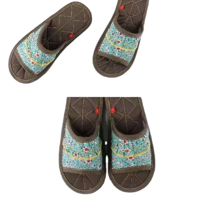 
Summer Slippers For Women Pure cotton Woman Shoes Slippers Hot selling Customized Slippers 