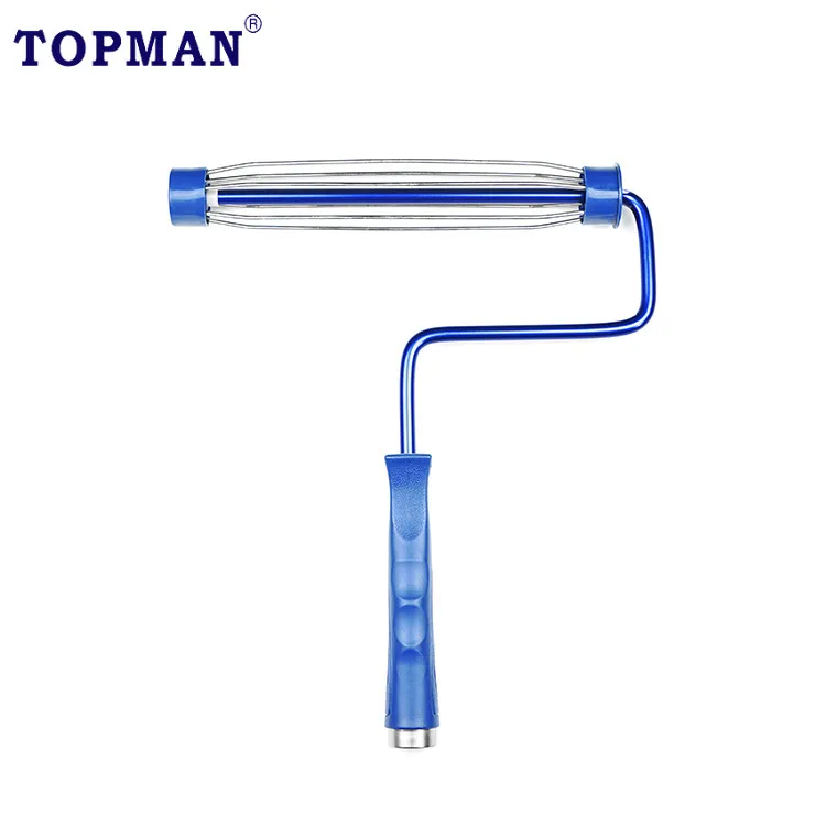 Blue aluminium heavy duty 6 wire sturdy cage bearing system paint roller frame