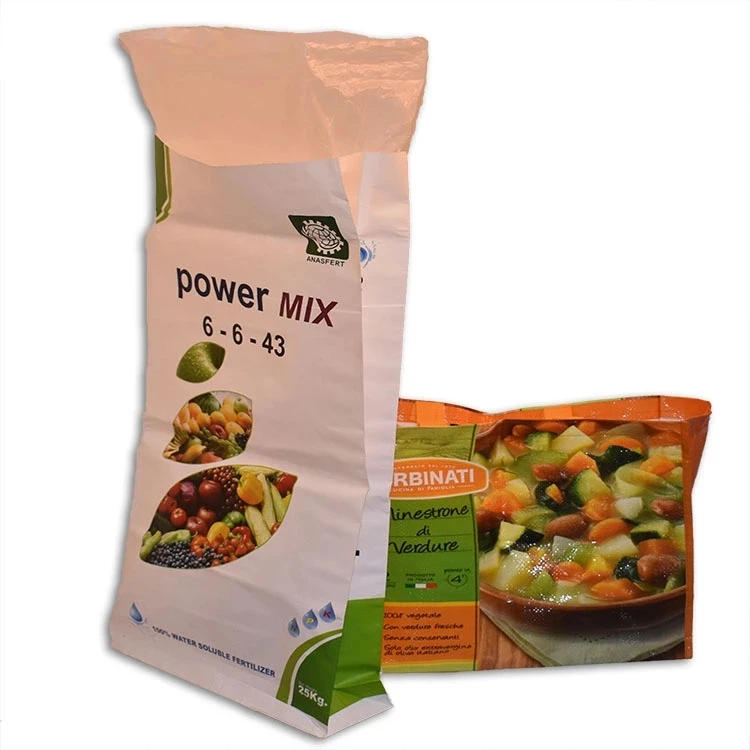 40kg 100% virgin matreials custom printing laminated pp woven sacks for packing chemical urea fertilizer