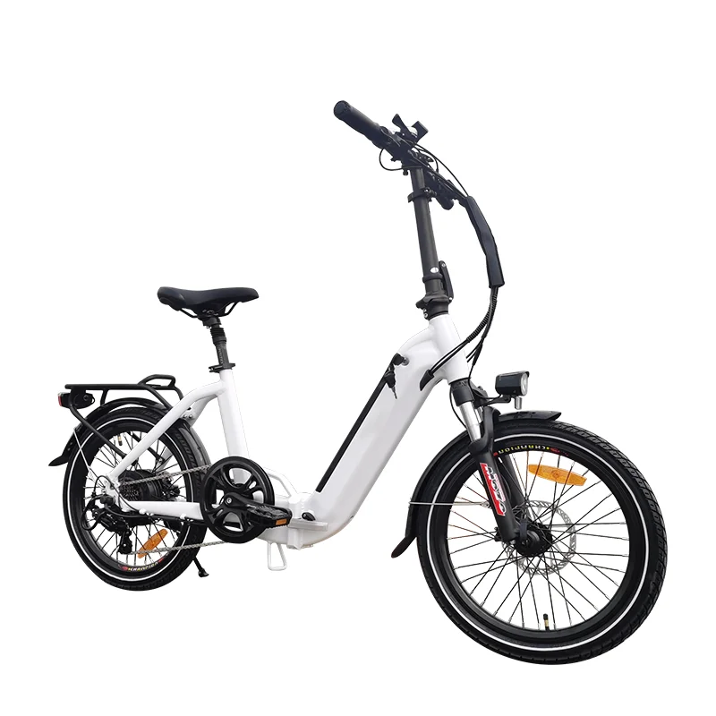 Lantu Ebike 20-дюймовый легкий 500 Вт складной мини-электровелосипед шаг через раму Электрический велосипед
